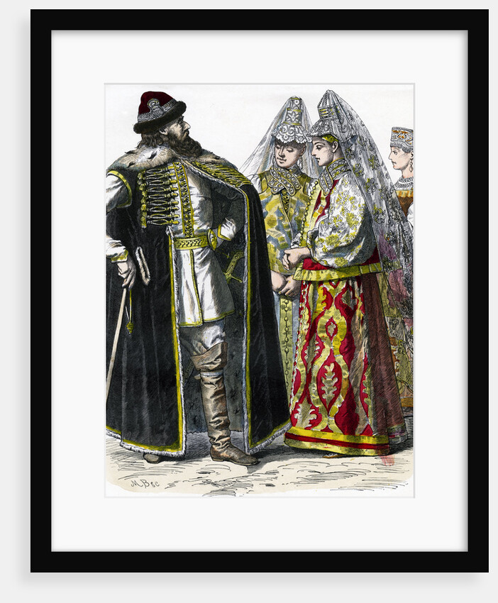 Traditional Russian Costume by Anonymous