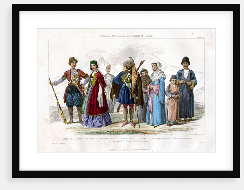 Georgian, Circassian and Armenian Races by J Le Conte