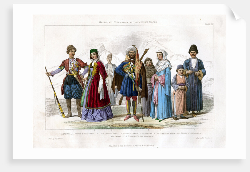 Georgian, Circassian and Armenian Races by J Le Conte