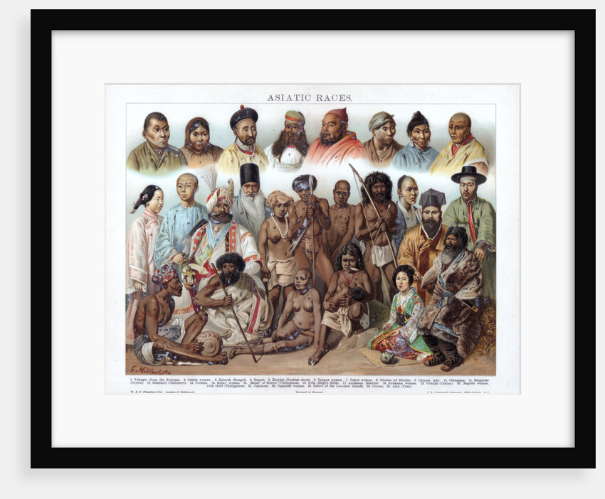 Asiatic Races by G Mutzel