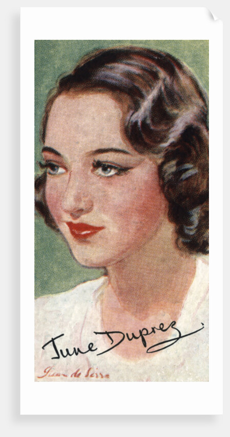 June Duprez, (1918-1984), British film actress by Anonymous