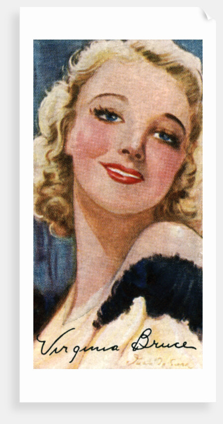 Virginia Bruce, (1910-1982), American actress and singer by Anonymous