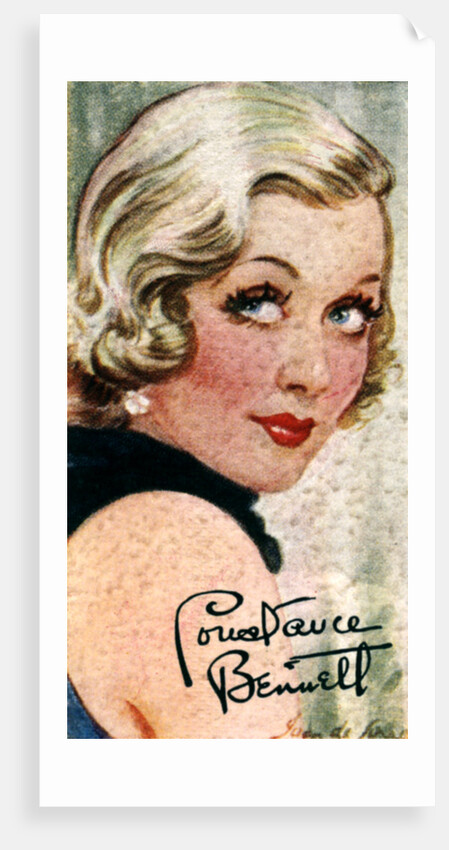 Constance Campbell Bennett, (1904-1965), US actress by Anonymous