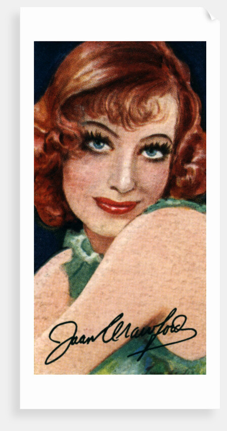 Joan Crawford, (1905-1977), Academy Award winning American actress by Anonymous