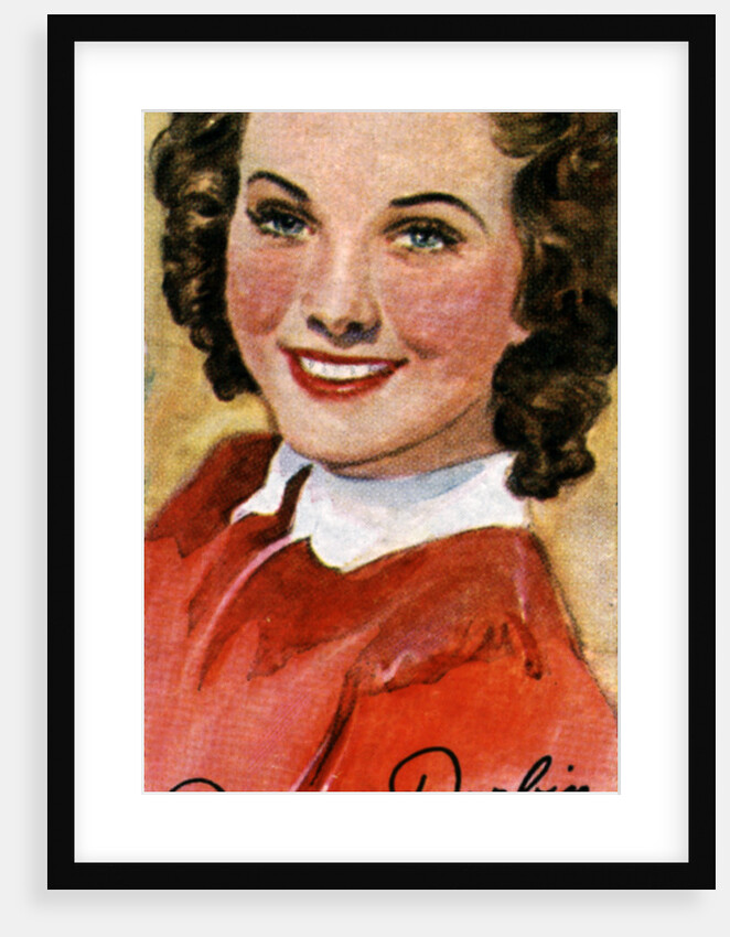 Deanna Durbin, (1921-1999), singer and actress in Hollywood films of the 1930s and 1940s, 20th centu by Anonymous