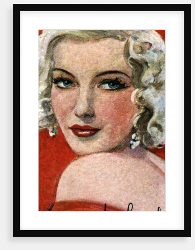 Corinne Luchaire, (1921-1950), French actress by Anonymous