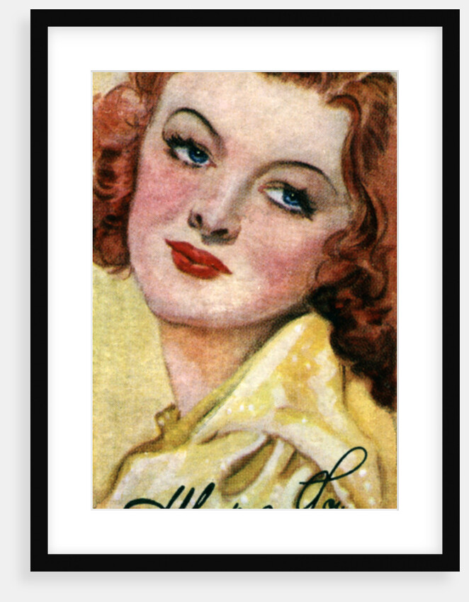 Myrna Loy, (1905-1993), American motion picture actress by Anonymous
