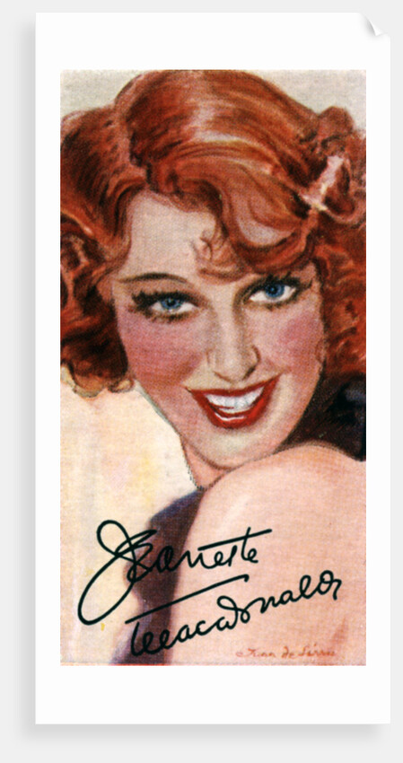 Jeanette MacDonald, (1903-1965), singer and actress by Anonymous