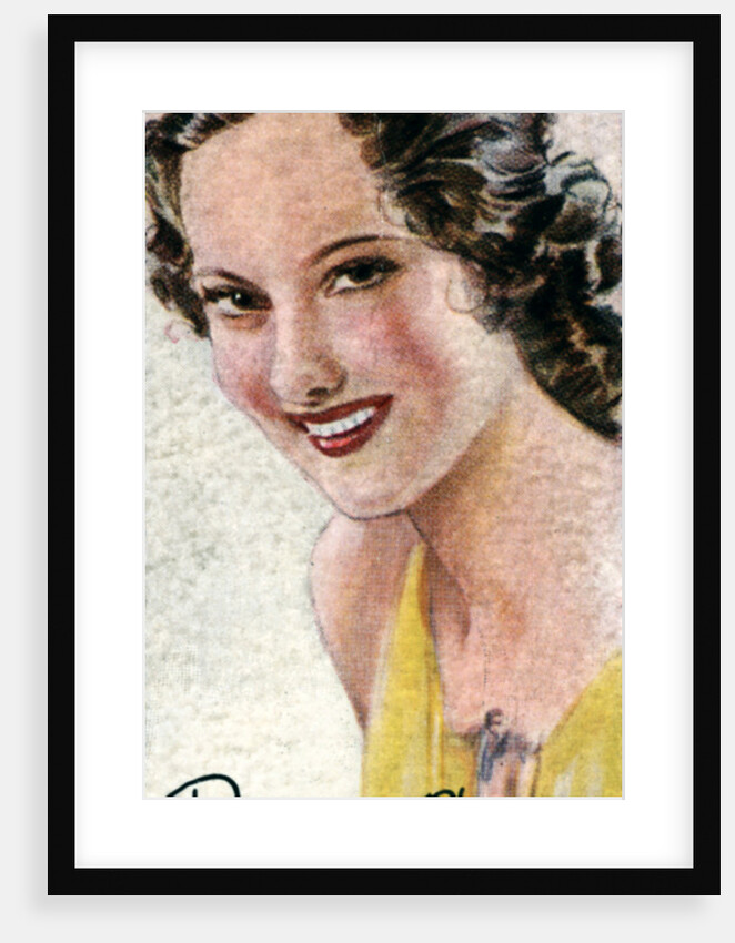 Merle Oberon, (1911-1979), film actress by Anonymous