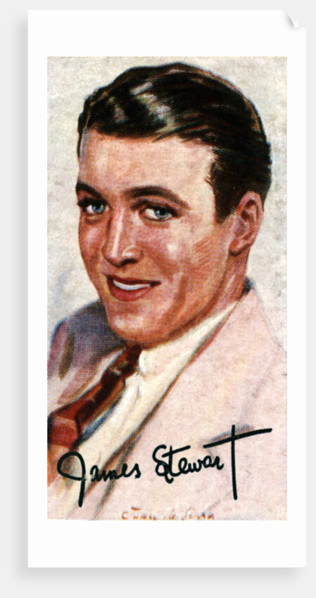 Jimmy Stewart, (1908-1997), Academy Award winning American film and stage actor by Anonymous