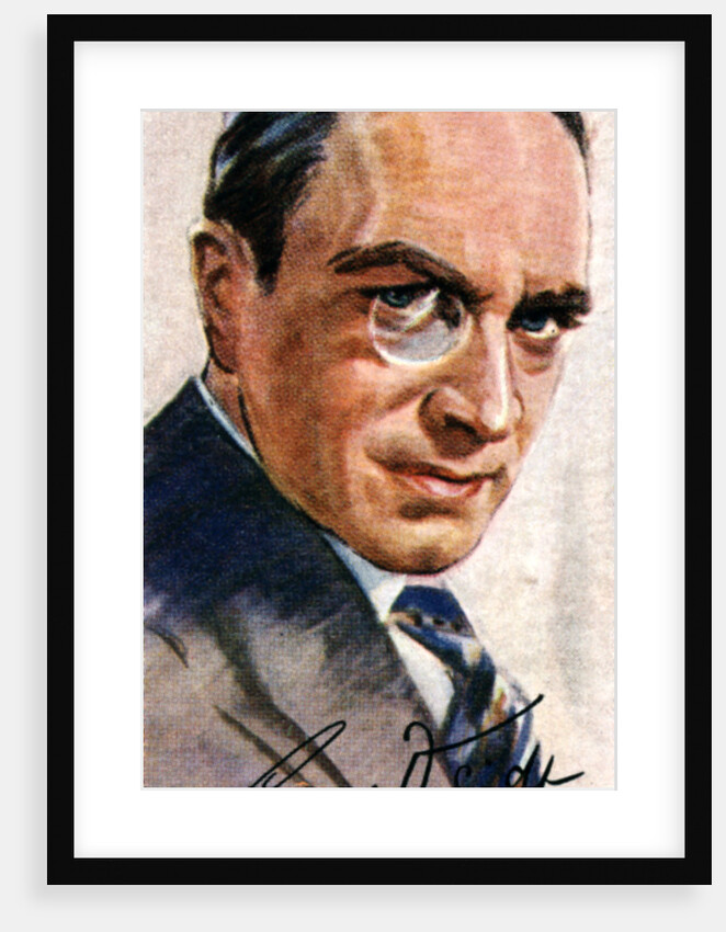 Conrad Veidt, (1893-1943), German actor by Anonymous