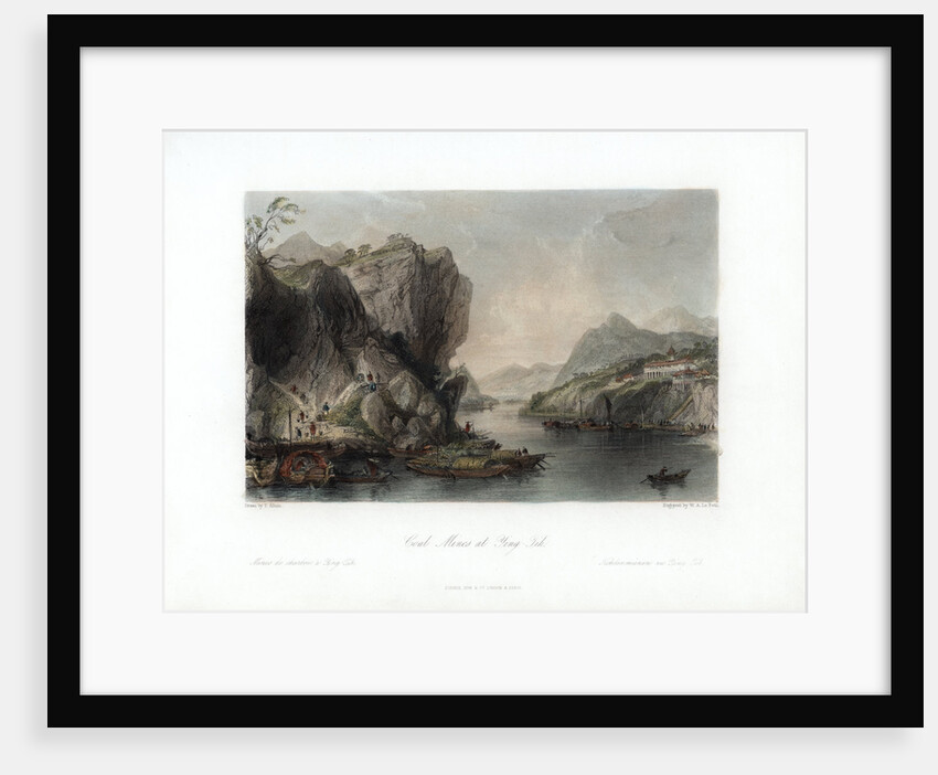 'Coal Mines at Ying-Tih', China by W A Le Petit