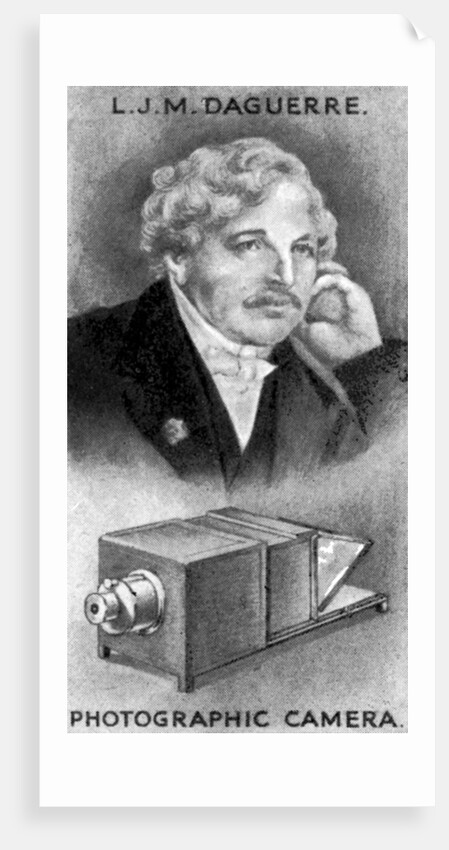 Louis-Jacques-Mande Daguerre, French artist and chemist by Anonymous