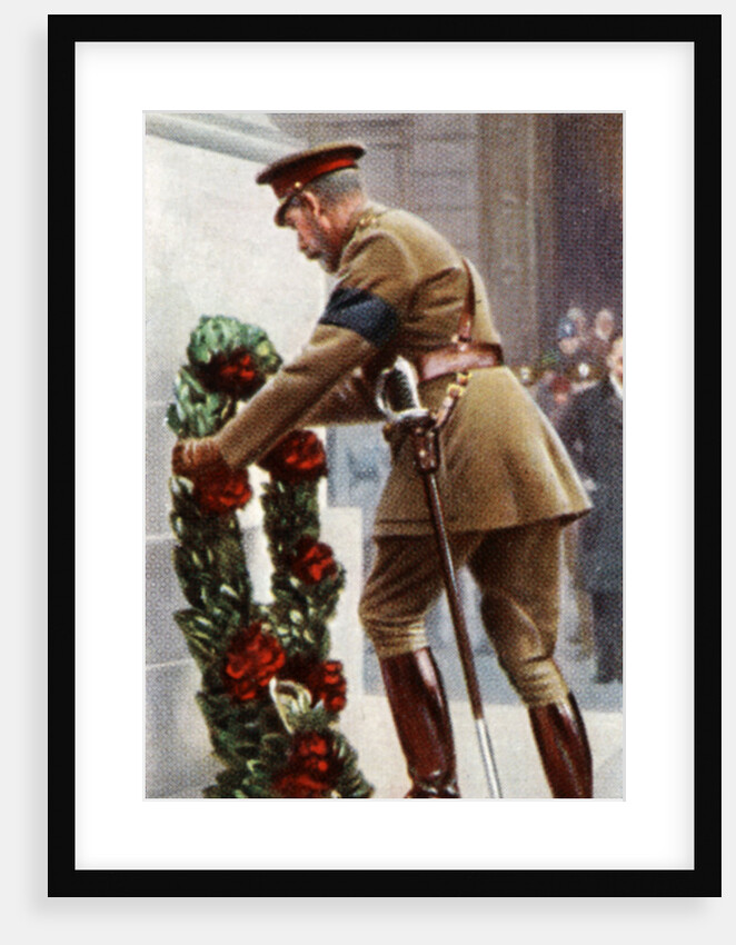 King George V at the Cenotaph, November 11th by Anonymous