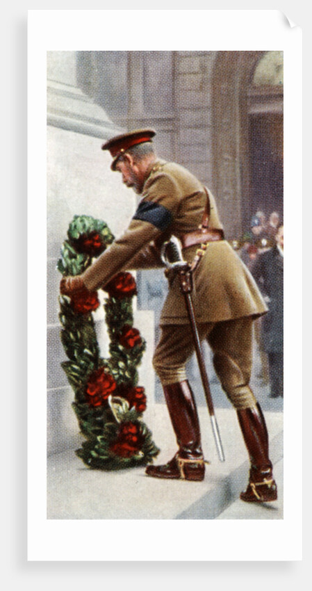 King George V at the Cenotaph, November 11th by Anonymous