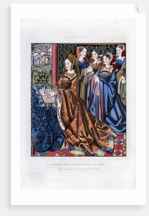 Margaret, Queen of Henry VI, and her Court by Henry Shaw