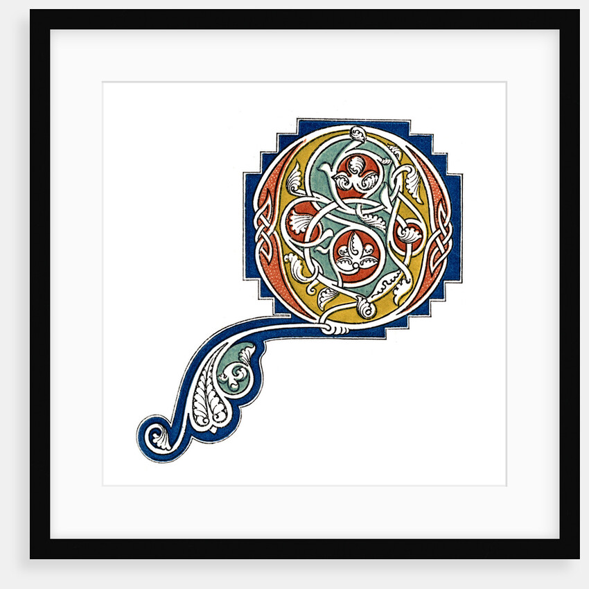 Initial letter 'Q' by Henry Shaw