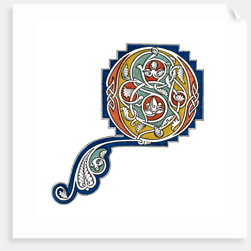 Initial letter 'Q' by Henry Shaw