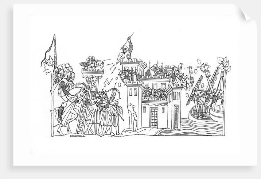 Siege scene by Henry Shaw