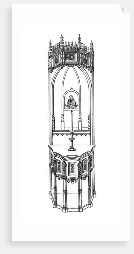 Altar, c15th century? by Henry Shaw