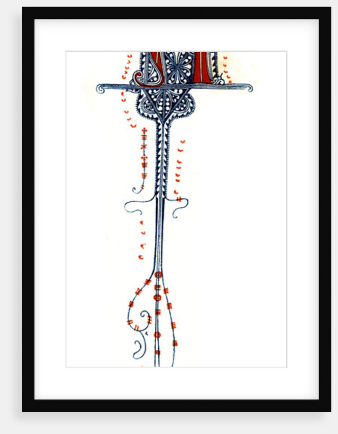 Initial letter 'A' by Henry Shaw