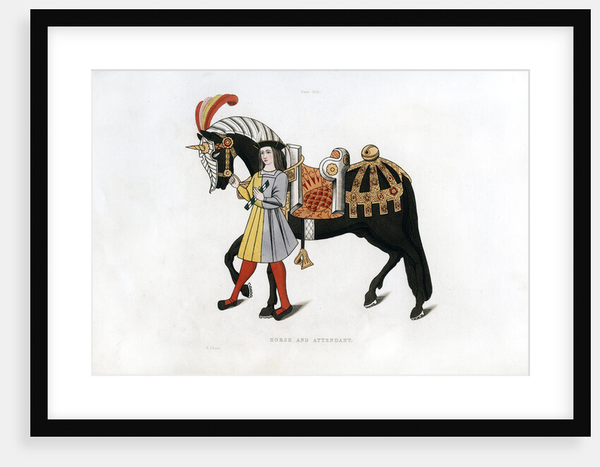 Horse and attendant by Henry Shaw