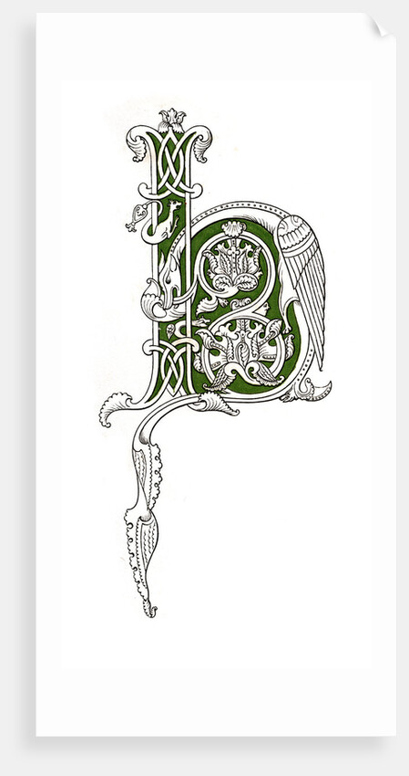 Initial letter 'H' by Henry Shaw