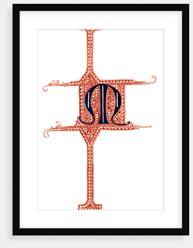 Initial letter 'M' by Henry Shaw