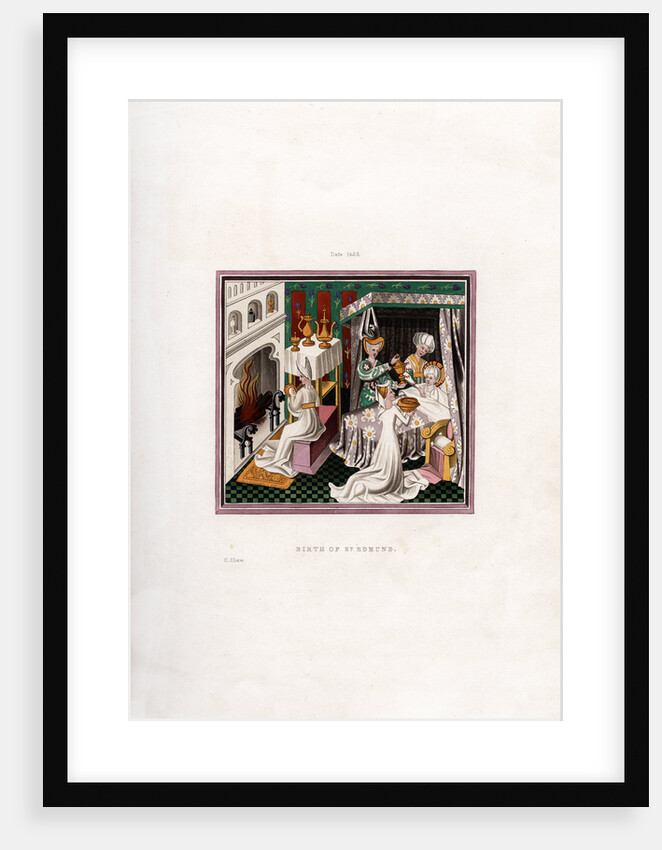 Birth of St Edmund by Henry Shaw