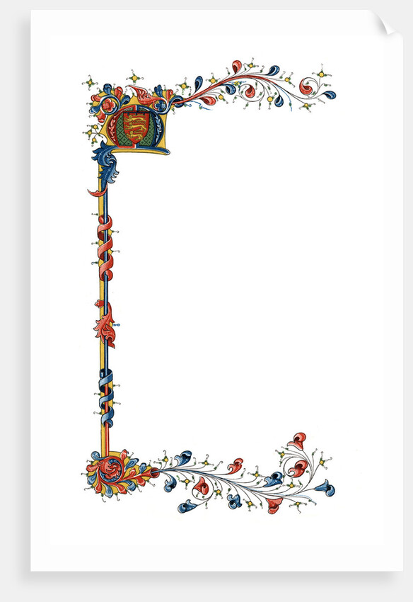 Initial letter 'M' by Henry Shaw