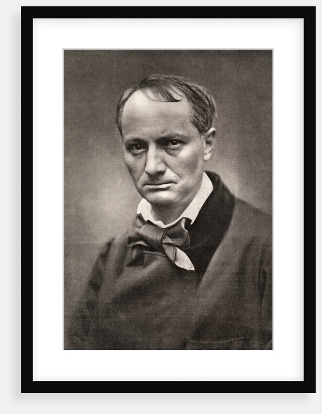 Charles Baudelaire, influential French poet, critic and translator by Anonymous