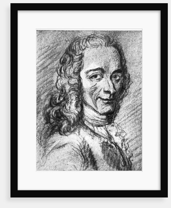 Voltaire, French Enlightenment writer, essayist, deist and philosopher by Anonymous