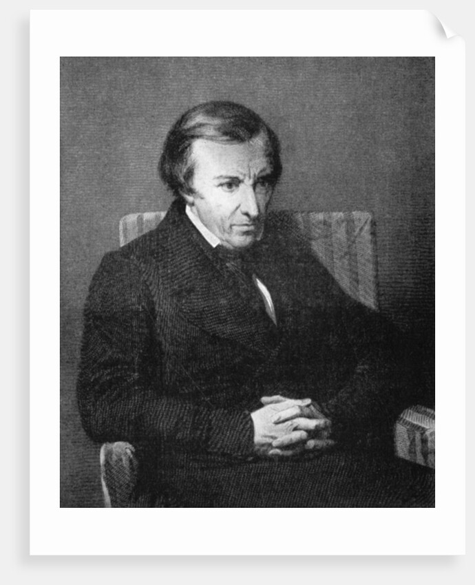 Hughes Felicite Robert de Lamennais, French philosophical and political writer by Lecomte