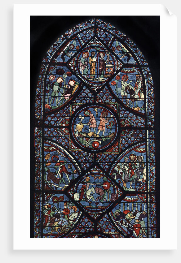 Charlemagne Window, Cathedral of Chartres, France by Anonymous