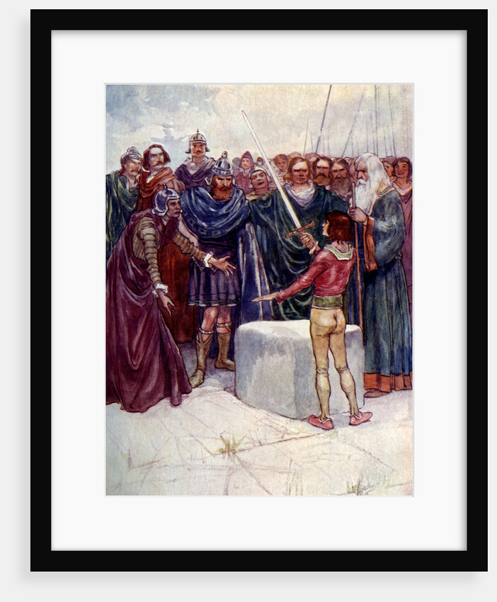 He stood there holding the magic sword in his hand by A S Forrest