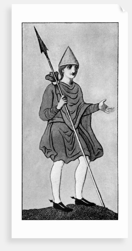 The Saxon mantle, showing method of fastening by Anonymous