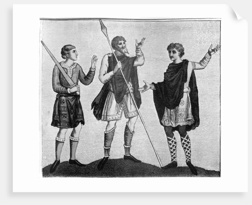 Saxon cross-gartering by Anonymous