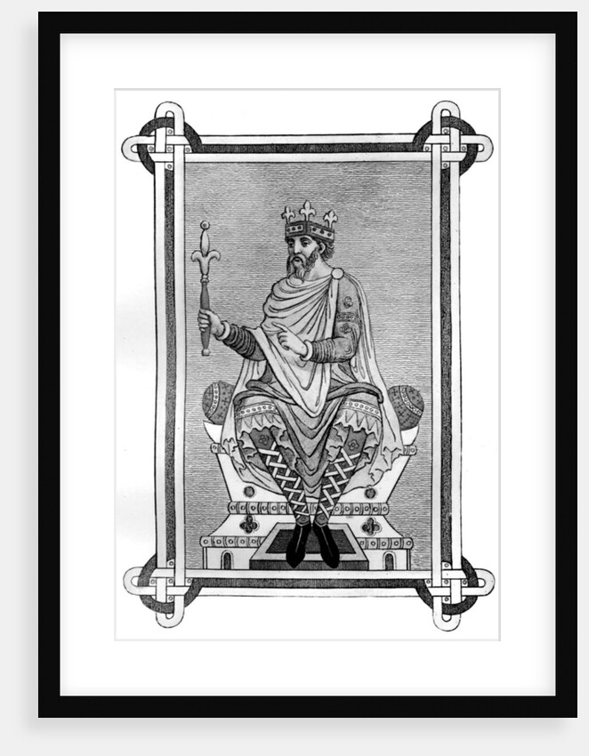 A Saxon monarch by Anonymous