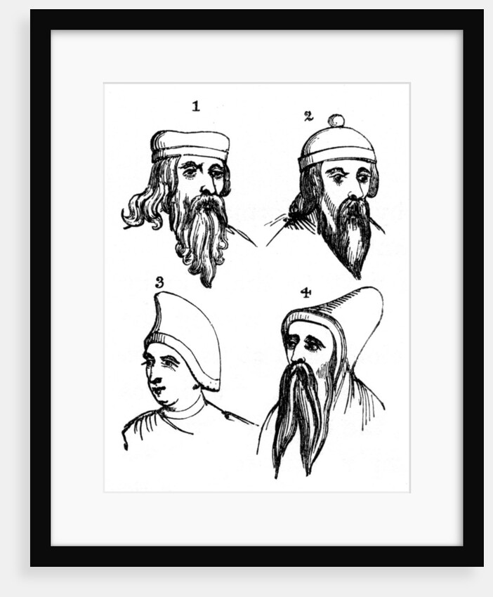 Norman head coverings by Anonymous