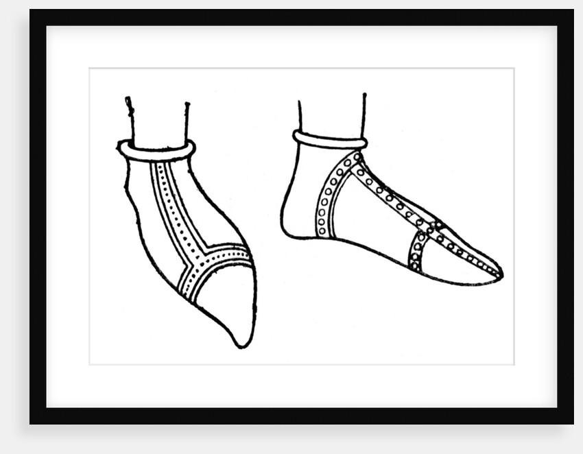 Norman shoes by Anonymous