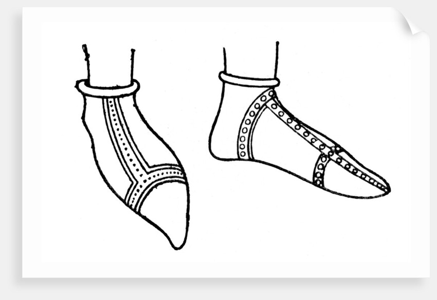 Norman shoes by Anonymous