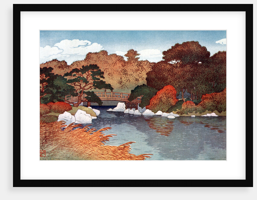 Autumn in Hundred Flower Garden at Muko-Jima by Yoshida Hiroshi