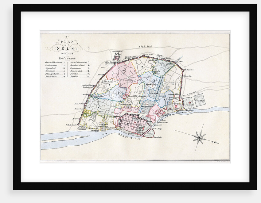 Plan of Delhi, India by Guyoy & Wood