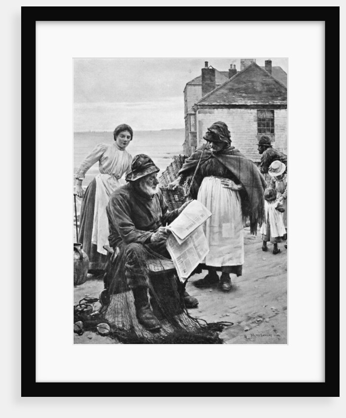 When the Boats are Away by Walter Langley