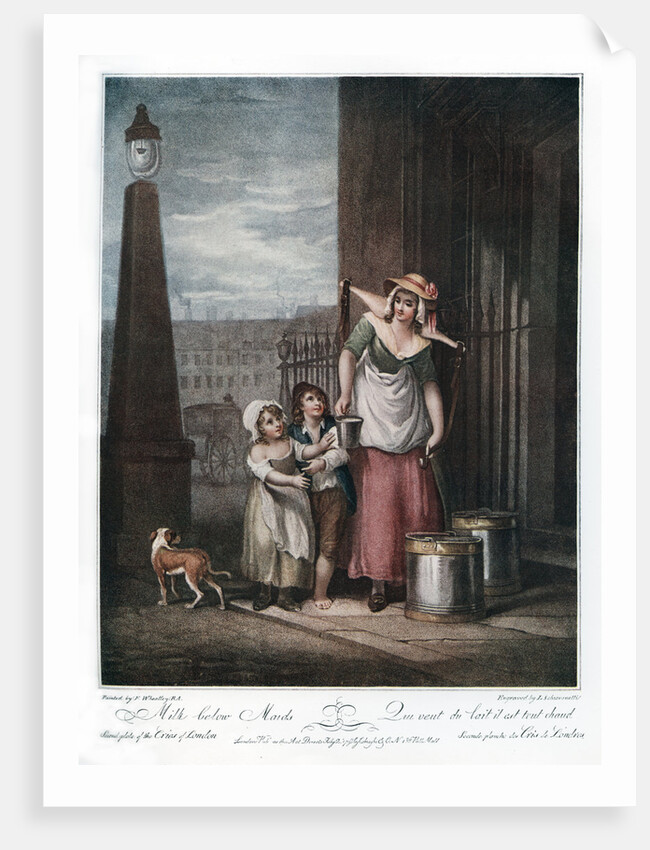 Milk Below Maids by Luigi Schiavonetti