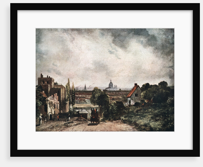View of the City of London from Sir Richard Steele's Cottage by John Constable