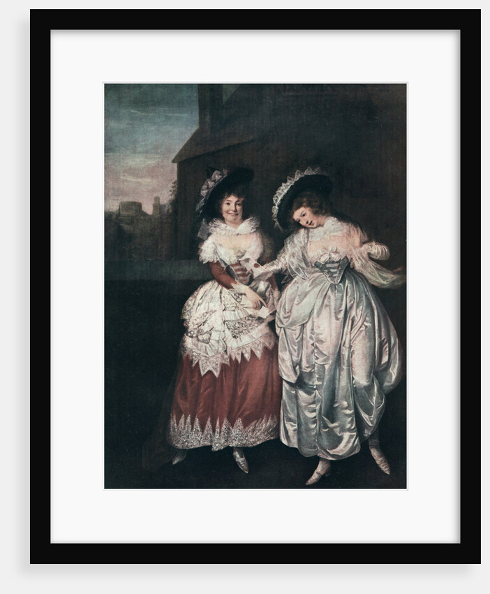 Mrs Page and Mrs Ford Reading Falstaff's Love Letters by Matthew William Peters