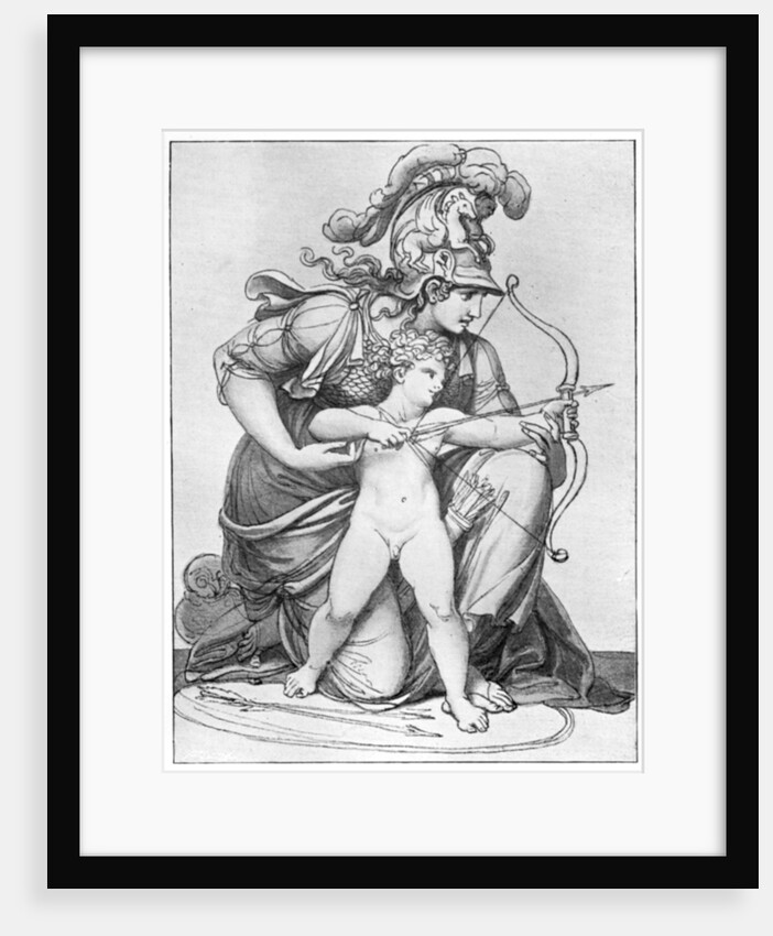 Minerva Directing the Arrow of Cupid' by Richard Cosway