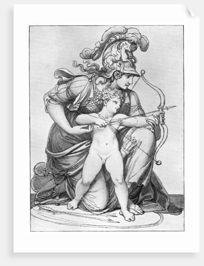Minerva Directing the Arrow of Cupid' by Richard Cosway