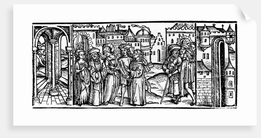 A folio from Boethius, Consolation of Philosophy by Johann Gruninger